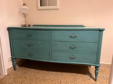 Comò anni '60 Shabby Chic