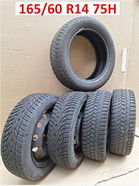 gomme invernali 165/60 R14 75H con cerchio Picanto
