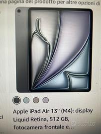 Apple ipad Air 13” ( M4 ) 512 GB