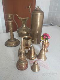 oggetti vari in ottone