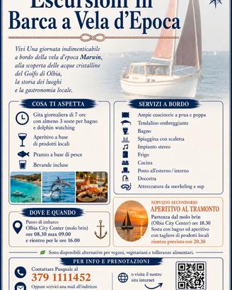 Escursioni in barca a vela