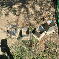 Staffa a bicchiere  palo legno