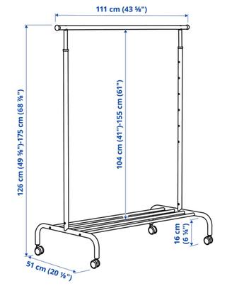 Stand ikea  smontato bianco
