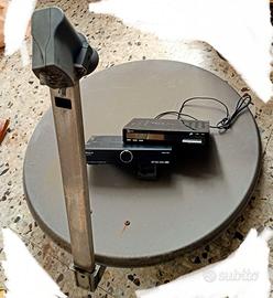 Parabola dual feed e due decoder