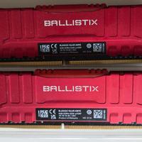RAM Crucial Ballistix 16GB DDR4 3200MHz Gaming PC