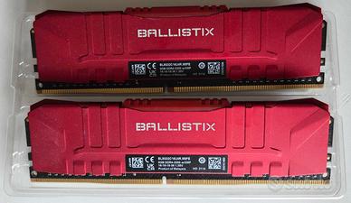 RAM Crucial Ballistix 16GB DDR4 3200MHz Gaming PC
