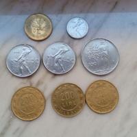 Lotto n. 8 monete in Lire anni 1959-1994
