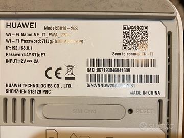 Router 4g Huawey B818-263