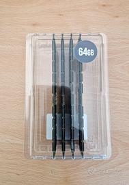 4 Moduli Ram DDR3 Totale 64 GB Mac Pro