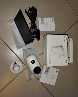 Telecamera da esterno WiFi a batteria + pannello