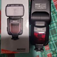 Flash per Canon Meike mk-950ii E-TTL LCD NUOVO MAI