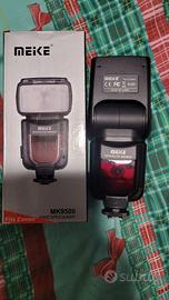 Flash per Canon Meike mk-950ii E-TTL LCD NUOVO MAI