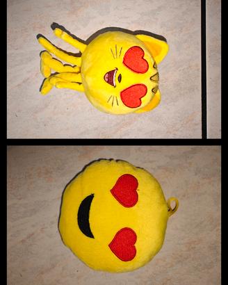 Set 2 Mini Peluche Emoji Love