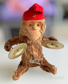 Giocattolo d’ epoca Scimmia con i Piatti