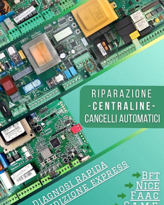 Riparazione apricancelloFAAC BENINCA BFT NICE CAME