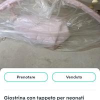 giostrina con tappeto