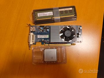 componenti hardware CPU AMD+GPU+ram