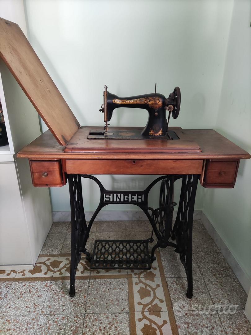 Antica macchina per cucire SINGER base in ghisa - Elettrodomestici In  vendita a Napoli