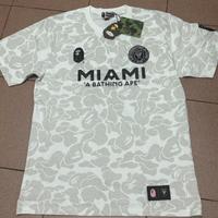 Maglia t-shirt inter miami bape bianco