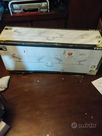 Plafoniera a quattro lampade da soffitto