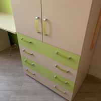 Cameretta completa bambino/a colore neutro