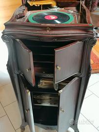 grammofono originale compreso dischi 