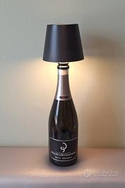 Billecart-Salmon bottiglia lampada led nera
