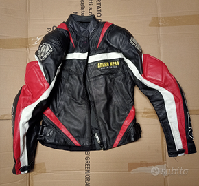 Giacca di pelle moto per donna