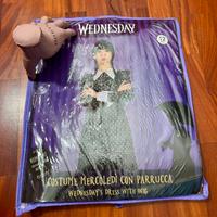 Costume di carnevale Wednesday taglia 12 anni