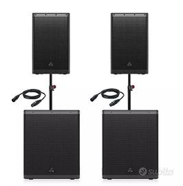 Noleggio impianto audio con varie configurazioni