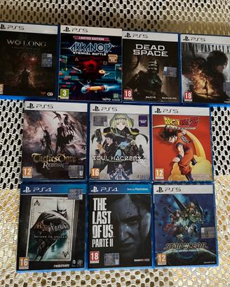 10 Giochi PS4 e PS5 NON SPEDISCO