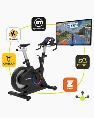 Bodytone SMB1 V3 Smart Bike–Indoor Cycling Profes
