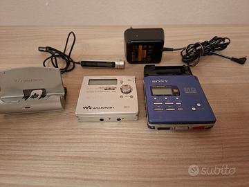 Sony MZ-R909 e MZ-R55 minidisc recording