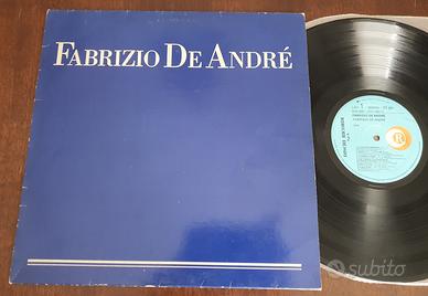 Fabrizio de Andre' disco Lp omonimo 1986
