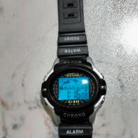 Orologio x Uomo da Polso  con Luce +Cinturino Nero