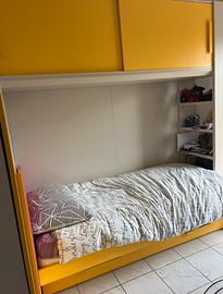 Cameretta per bambini con cabina armadio