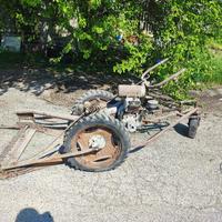 Motofalciatrice bcs con carrello