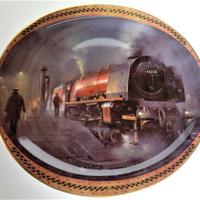 PIATTO LOCOMOTIVA A VAPORE DUCHESS of THE NIGHT