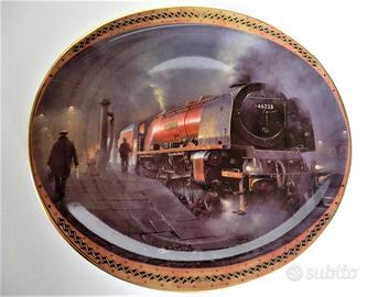PIATTO LOCOMOTIVA A VAPORE DUCHESS of THE NIGHT