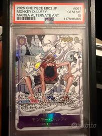 Luffy manga eb02 psa10