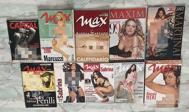 Lotto Calendari e Riviste Max Ferilli Marcuzzi Mer