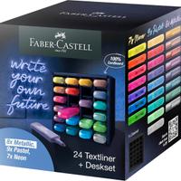 Faber-Castell set 24 evidenziatori con organizer