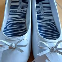 Scarpe ballerina BIANCHE NUOVE CARTELLINO 35-36