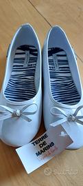 Scarpe ballerina BIANCHE NUOVE CARTELLINO 35-36