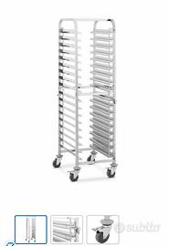 Rastrelliera porta teglie in acciaio inox royal