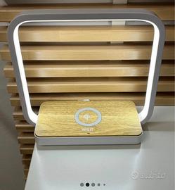 Lampada led ricarica wireless da comodino