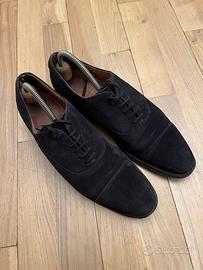 Church's scamosciate blu scuro 43,5 / 44