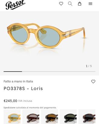 Persol Loris 3378-S – Miele 204/56 | Come Nuovi