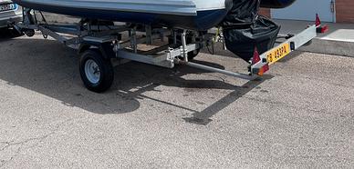 Carrello ellebi 600 kg gomme nuove