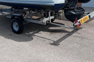 Carrello ellebi 600 kg gomme nuove